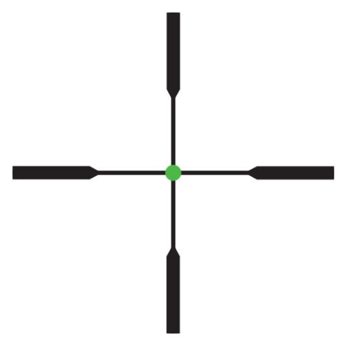 Trijicon AccuPoint Rifle Scope, 5-20x50mm, Duplex with Green Dot Reticle (TR23-1G)