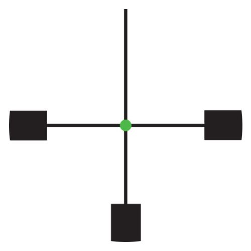 Trijicon TR24-3G AccuPoint Rifle Scope, 1-4x24mm, 30mm