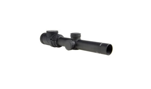 Trijicon AccuPoint 1-6x24mm Riflescope, Standard Duplex Crosshair Green Dot Reticle, 30mm Tube, Matte Black, Capped Adjusters (TR25-C-200080)
