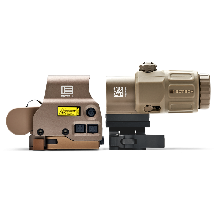EOTech HHS VIII Tan EXPS3-0 Holographic Sight, Red 68 MOA Ring with 1 MOA Dot Reticle, Night Vision Compatible